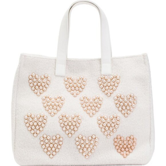 NWT BTB Los AngelesTeddy Be Mine Tote - Picture 11 of 13